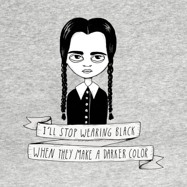 Wednesday Addams by agrapedesign